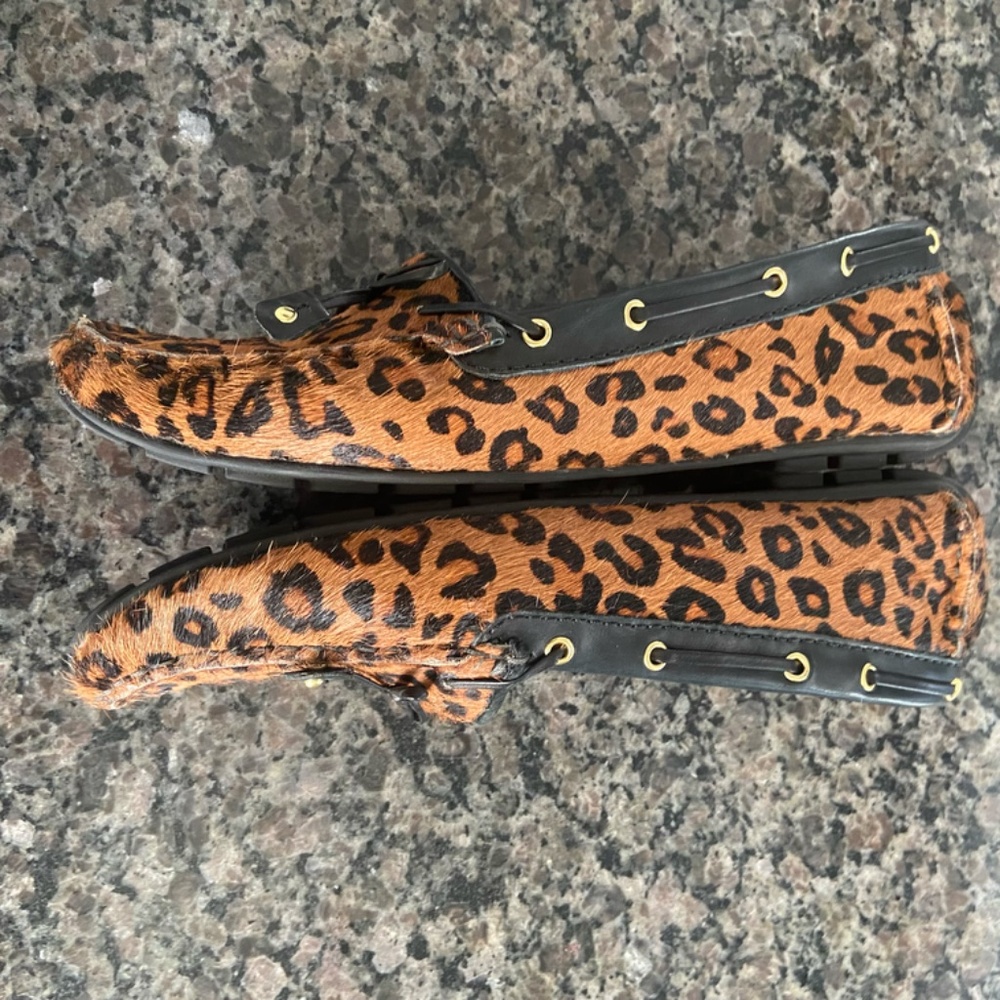 Clarks Artisan Leopard Print fur loafer Size 8 - Picture 6 of 9